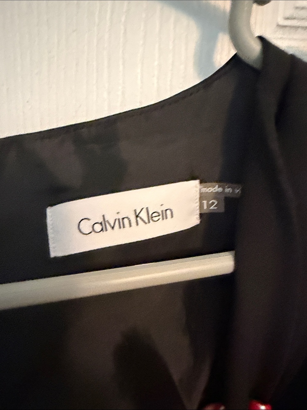Calvin Klein Black Cowl Neck Midi Sheath Dress - Picture 2 of 6